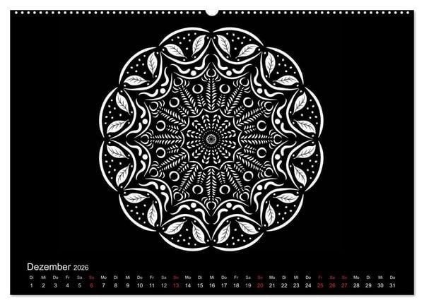 Produktbild: Entspannung und Ruhe durch Mandalas (hochwertiger Premium Wandkalender 2026 DIN A2 quer), Kunstdruck in Hochglanz