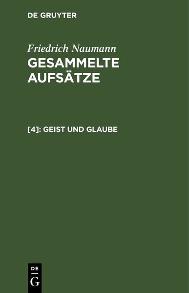 Produktbild: Geist und Glaube
