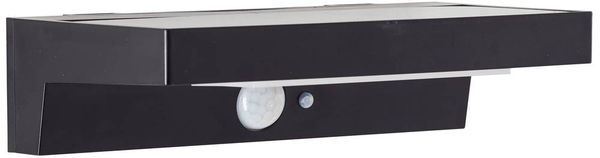 Produktbild: Brilliant Barker G40415/06 Solar-Au&szlig;enwandleuchte mit Bewegungsmelder LED 3W Schwarz