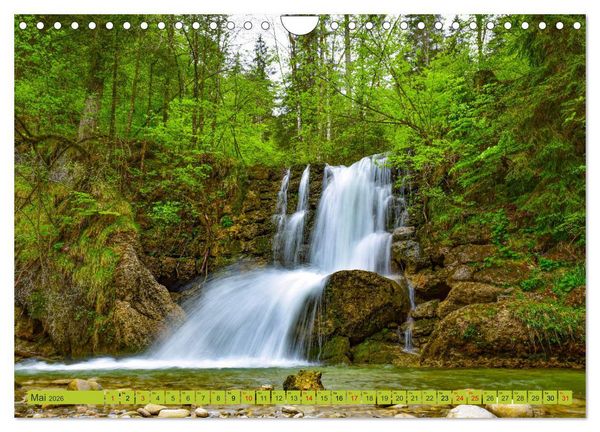 Produktbild: Rauschende Wildb&auml;che im Allg&auml;u (Wandkalender 2026 DIN A4 quer), CALVENDO Monatskalender