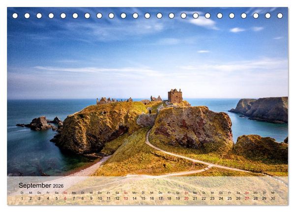 Produktbild: Scotland (Tischkalender 2026 DIN A5 quer), CALVENDO Monatskalender