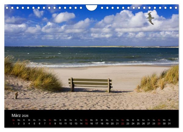 Produktbild: D&auml;nemarks Nordseek&uuml;ste (Wandkalender 2026 DIN A4 quer), CALVENDO Monatskalender
