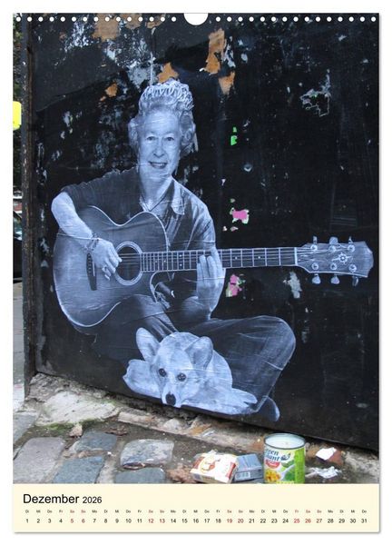 Produktbild: StreetArt London (Wandkalender 2026 DIN A3 hoch), CALVENDO Monatskalender