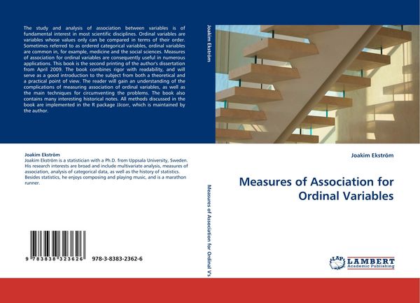 Produktbild: Measures of Association for Ordinal Variables