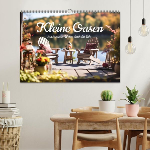 Produktbild: Kleine Oasen (Wandkalender 2026 DIN A2 quer), CALVENDO Monatskalender