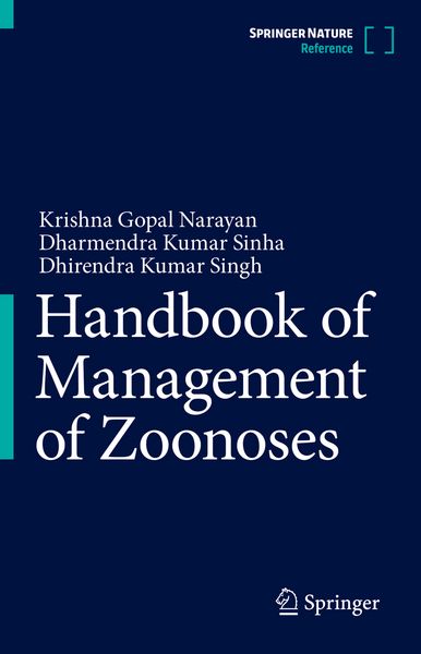 Produktbild: Handbook of Management of Zoonoses