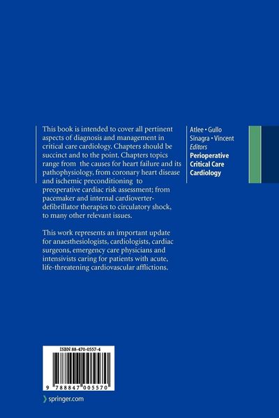Produktbild: Perioperative Critical Care Cardiology