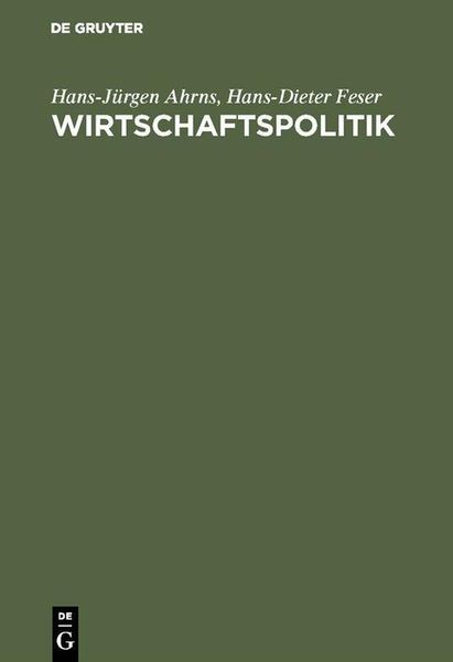 Produktbild: Wirtschaftspolitik