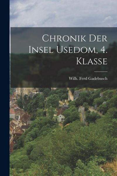 Produktbild: Chronik der Insel Usedom, 4. Klasse