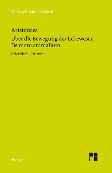 Produktbild: De motu animalium. &Uuml;ber die Bewegung der Lebewesen