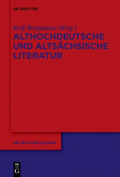 Produktbild: Althochdeutsche und alts&auml;chsische Literatur