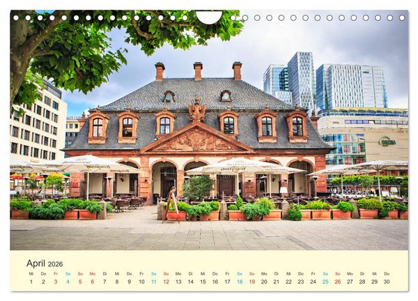 Produktbild: Frankfurt am Main - Finanzen und Geschichte (Wandkalender 2026 DIN A4 quer), CALVENDO Monatskalender