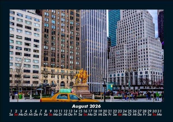Produktbild: New York 2026 Fotokalender DIN A5