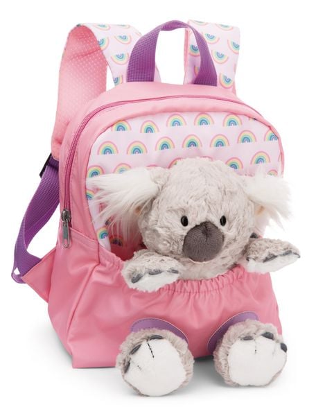Produktbild: NICI - Travel Friends - Rucksack mit Pl&uuml;schtier 21x26cm Koala 25cm rosa