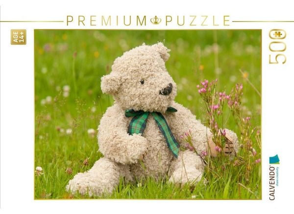 CALVENDO Puzzle Ein Motiv aus dem Kalender Geliebte Bären - Teddys | 500 Teile Lege-Größe 48 × 36 cm Foto-Puzzle für Erwachsene