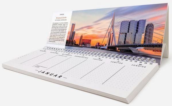 Produktbild: Tischquerkalender Weltreise 2027