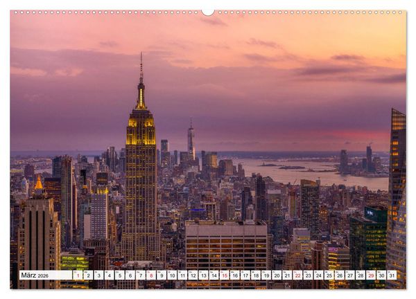 Produktbild: New York City - der besondere Blick auf Big Apple (Wandkalender 2026 DIN A2 quer), CALVENDO Monatskalender