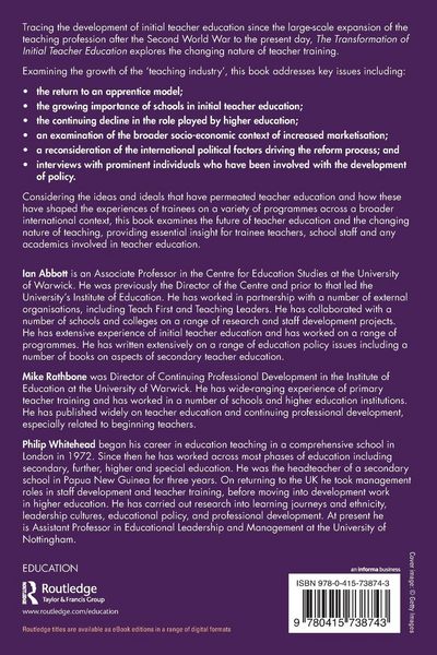 Produktbild: The Transformation of Initial Teacher Education