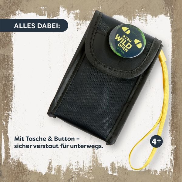 Produktbild: HABA 2013655001 - Terra Kids, Mission Micromania, Pocket-Mikroskop, Mini-Mikroskop f&uuml;r Kinder inkl. Tasche, Adventure to go/No.10