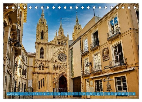 Produktbild: Malaga Highlights der Stadt an der Costa del Sol (Tischkalender 2026 DIN A5 quer), CALVENDO Monatskalender