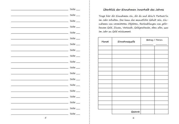Produktbild: Haushaltsbuch zum Eintragen der Ausgaben