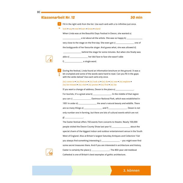 Produktbild: Fit f&uuml;r die Klassenarbeit - Gymnasium Neubearbeitung 2026