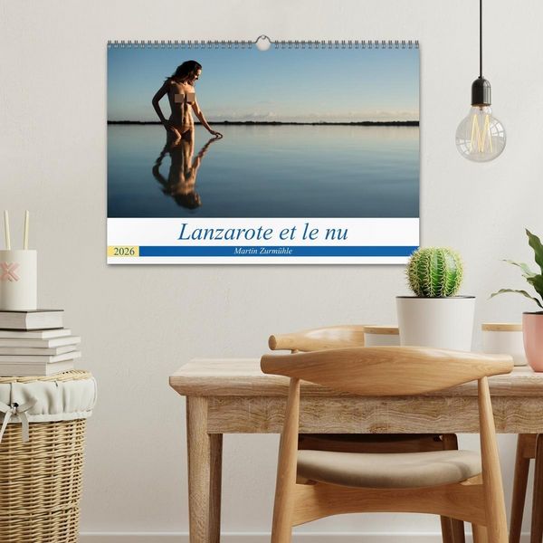 Produktbild: Lanzarote et le nu (Calendrier mural 2026 DIN A3 vertical), CALVENDO calendrier mensuel