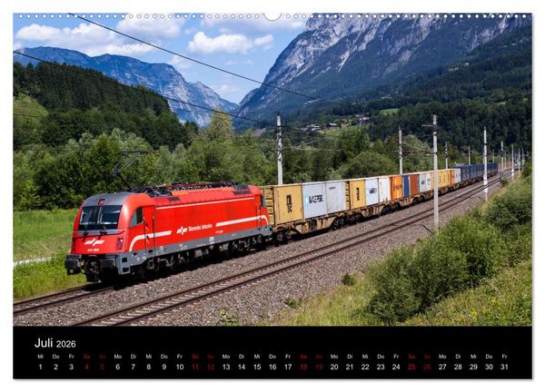 Produktbild: Die Bahn im Salzburgerland (hochwertiger Premium Wandkalender 2026 DIN A2 quer), Kunstdruck in Hochglanz