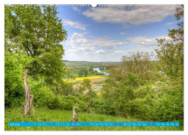 Produktbild: Natur pur - Volkach am Main (Wandkalender 2026 DIN A2 quer), CALVENDO Monatskalender