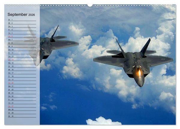 Produktbild: Kampfjets. U.S. Aircraft (hochwertiger Premium Wandkalender 2026 DIN A2 quer), Kunstdruck in Hochglanz