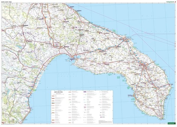 Produktbild: Freytag & berndt Stra&szlig;enkarte Apulien 1:150.000