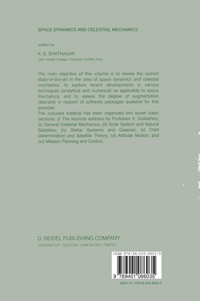 Produktbild: Space Dynamics and Celestial Mechanics