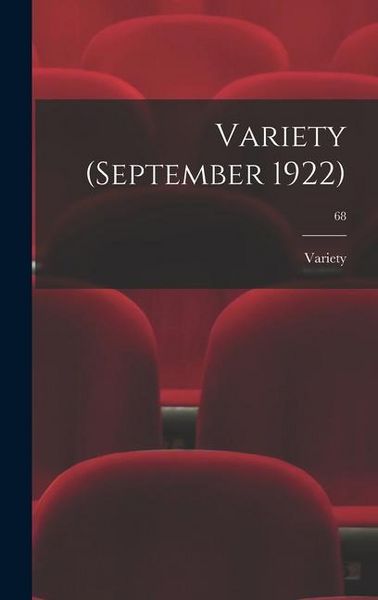 Produktbild: Variety (September 1922); 68