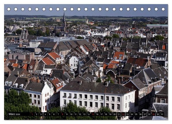 Produktbild: Maastricht - Stadtbummel (Tischkalender 2026 DIN A5 quer), CALVENDO Monatskalender