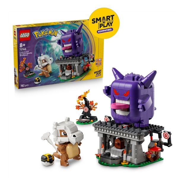 Produktbild: LEGO Pok&eacute;mon SMART Play: Tragossos und Gengars Gruselduell kompatibles Set 72166