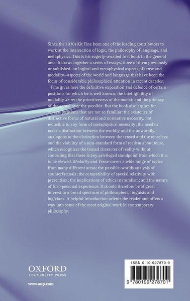 Produktbild: Modality and Tense