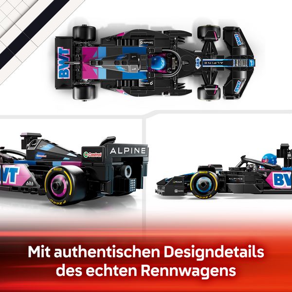 Produktbild: LEGO Speed Champions BWT Alpine F1 Team A524 Rennauto Spielzeug 77248