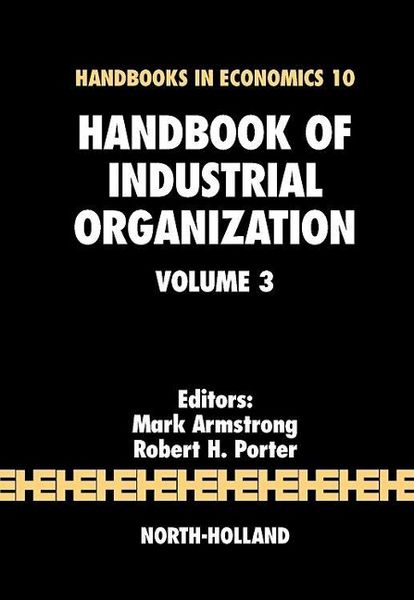 Produktbild: Handbook of Industrial Organization