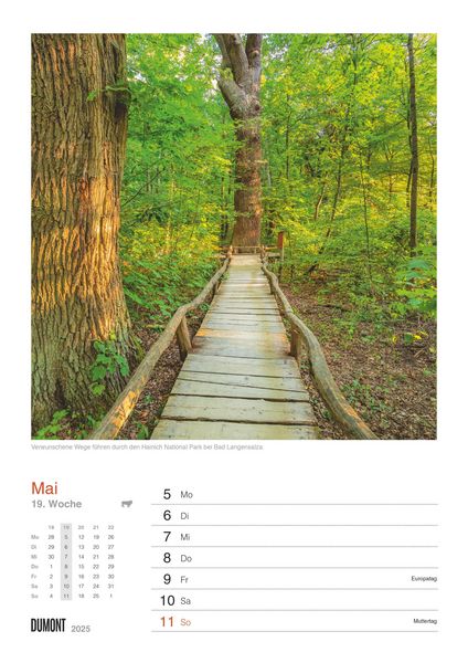 Produktbild: In Deutschland unterwegs Wochenkalender 2026 - Wandkalender - Format 21,0 x 29,7 cm