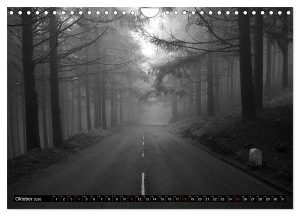 Produktbild: Stille Momente in Schwarz-Weiss (Wandkalender 2026 DIN A4 quer), CALVENDO Monatskalender
