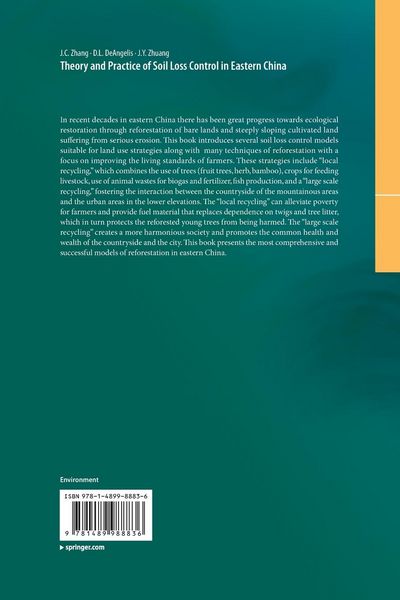 Produktbild: Theory and Practice of Soil Loss Control in Eastern China