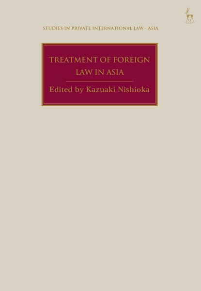 Produktbild: Treatment of Foreign Law in Asia