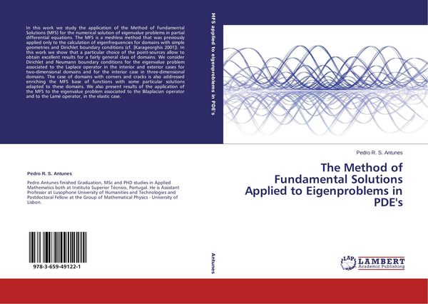 Produktbild: The Method of Fundamental Solutions Applied to Eigenproblems in PDE's