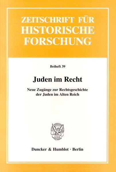 Produktbild: Juden im Recht.