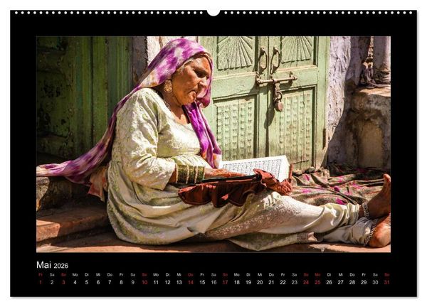 Produktbild: Willkommen in Indien 2026 (hochwertiger Premium Wandkalender 2026 DIN A2 quer), Kunstdruck in Hochglanz