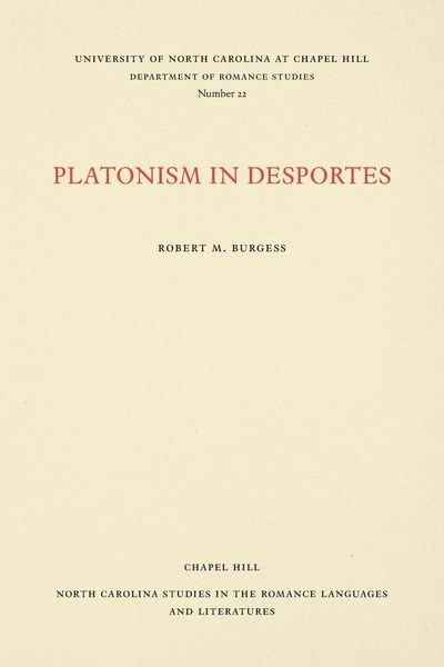 Produktbild: Platonism in Desportes