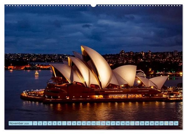 Produktbild: St&auml;dte der Welt - Skylines in der Nacht (hochwertiger Premium Wandkalender 2026 DIN A2 quer), Kunstdruck in Hochglanz