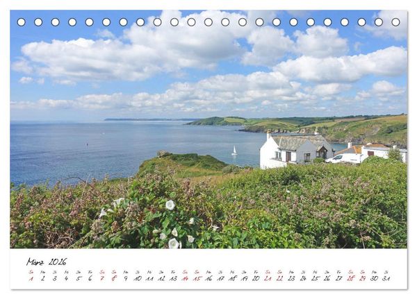 Produktbild: Cornwall. Der malerische S&uuml;dwesten Englands (Tischkalender 2026 DIN A5 quer), CALVENDO Monatskalender