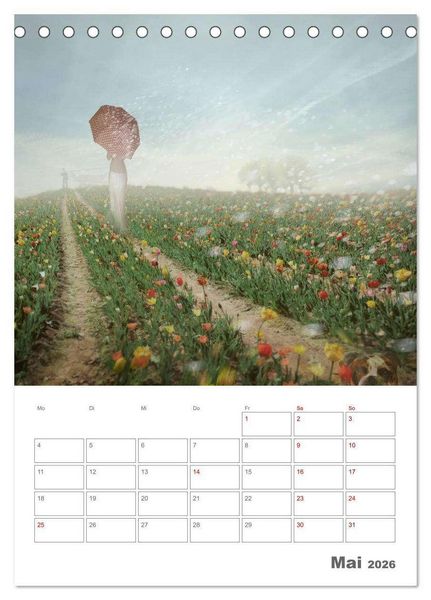 Produktbild: Surrealistische Reisen (Tischkalender 2026 DIN A5 hoch), CALVENDO Monatskalender