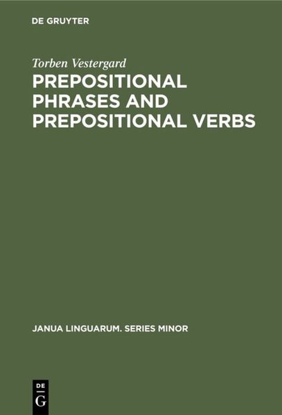 Produktbild: Prepositional Phrases and Prepositional Verbs